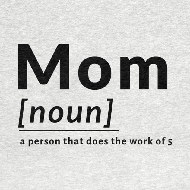 Definition Mother Mom Families Work Person by Flowering Away